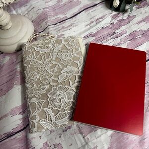 🤍Beautiful Planner Rose Lace book cover B6 Romantic shabby chic 🎀 notebook